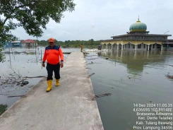 Banjir Rob di Kabupaten Tulang Bawang, Berangsur Surut